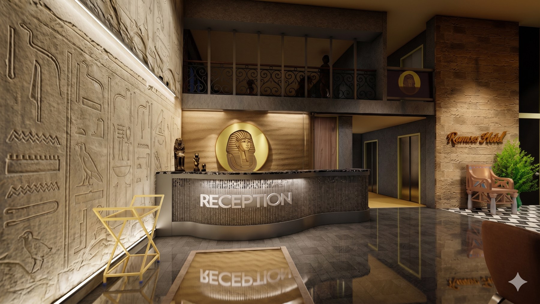 Ramses Hotel mimari render
