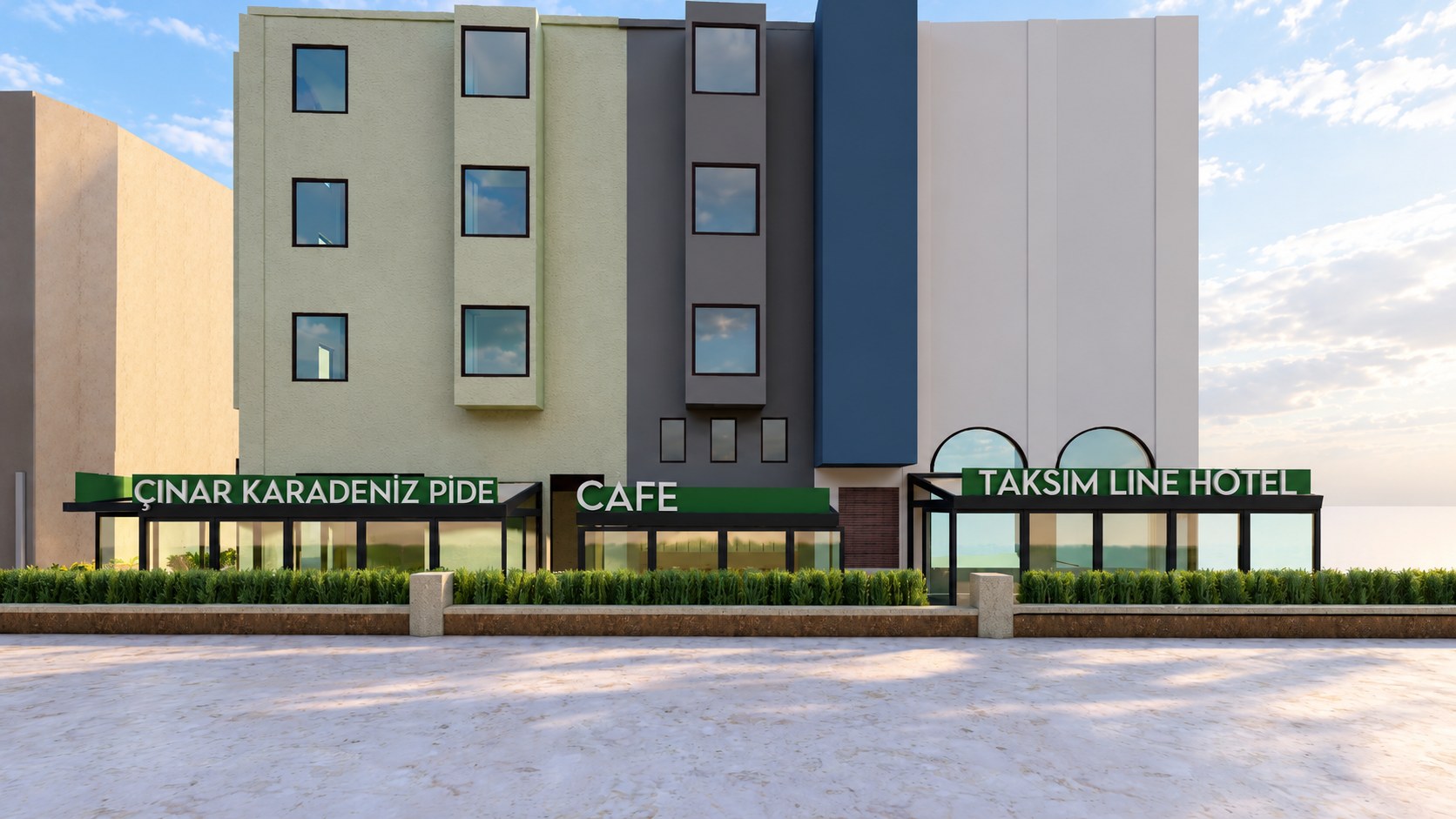 Çınar Pide özgün mimari render 1