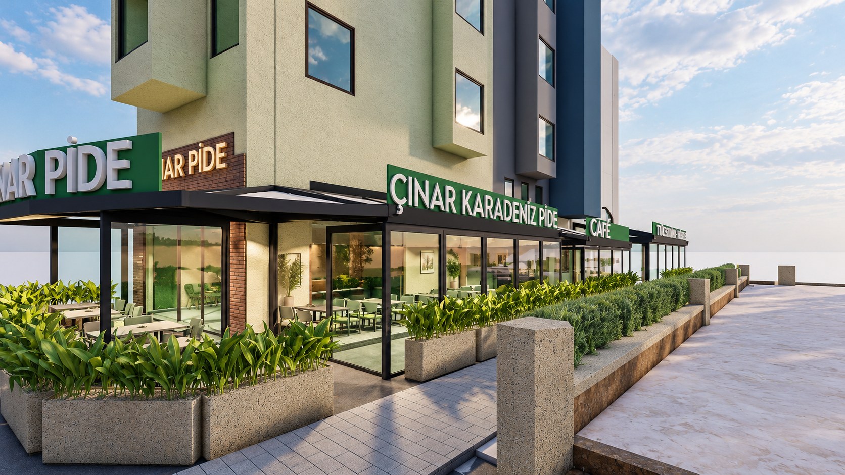 Çınar Pide özgün mimari render 6