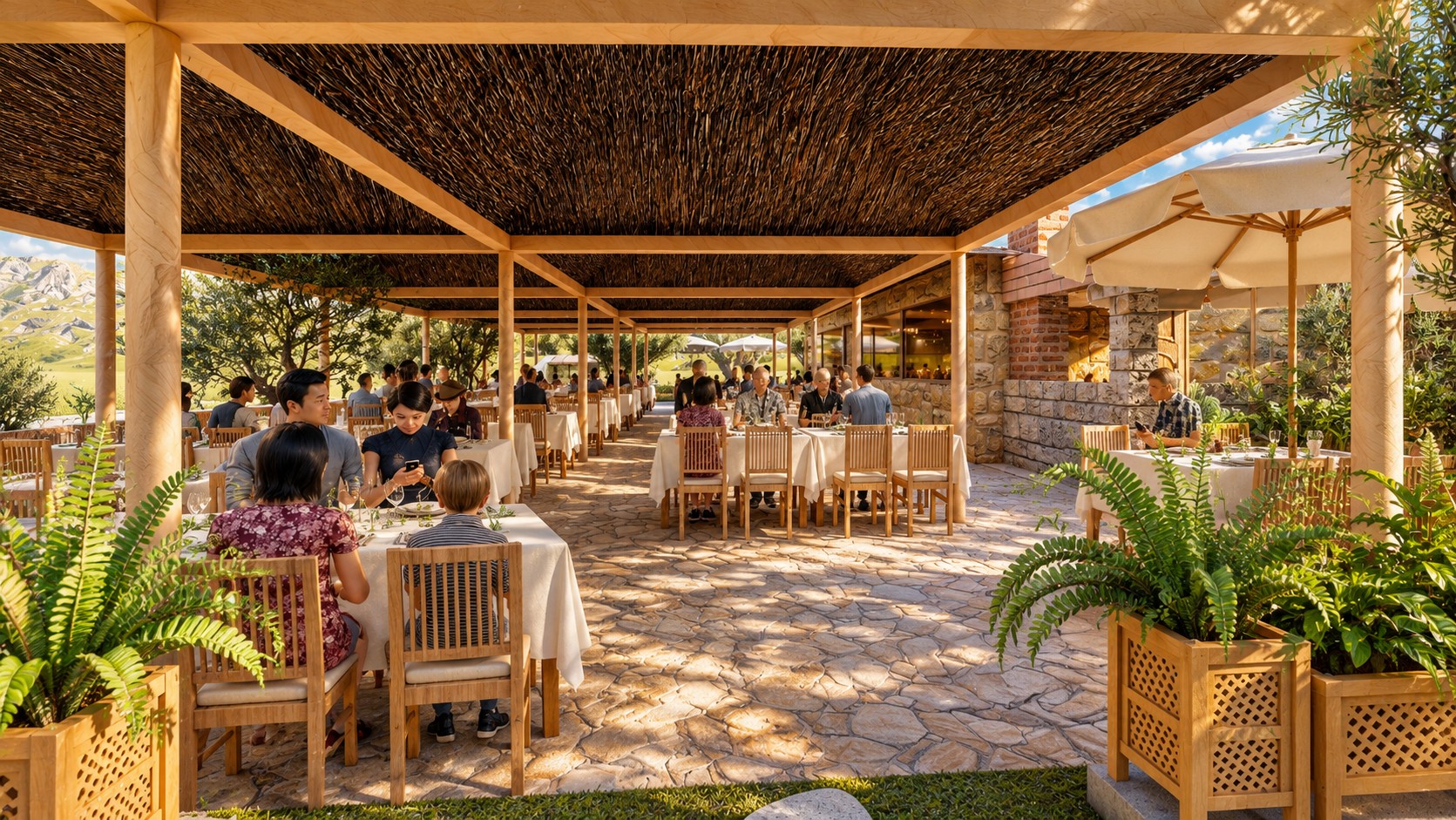 Kayra Garden Restaurant — orijinal final render 04