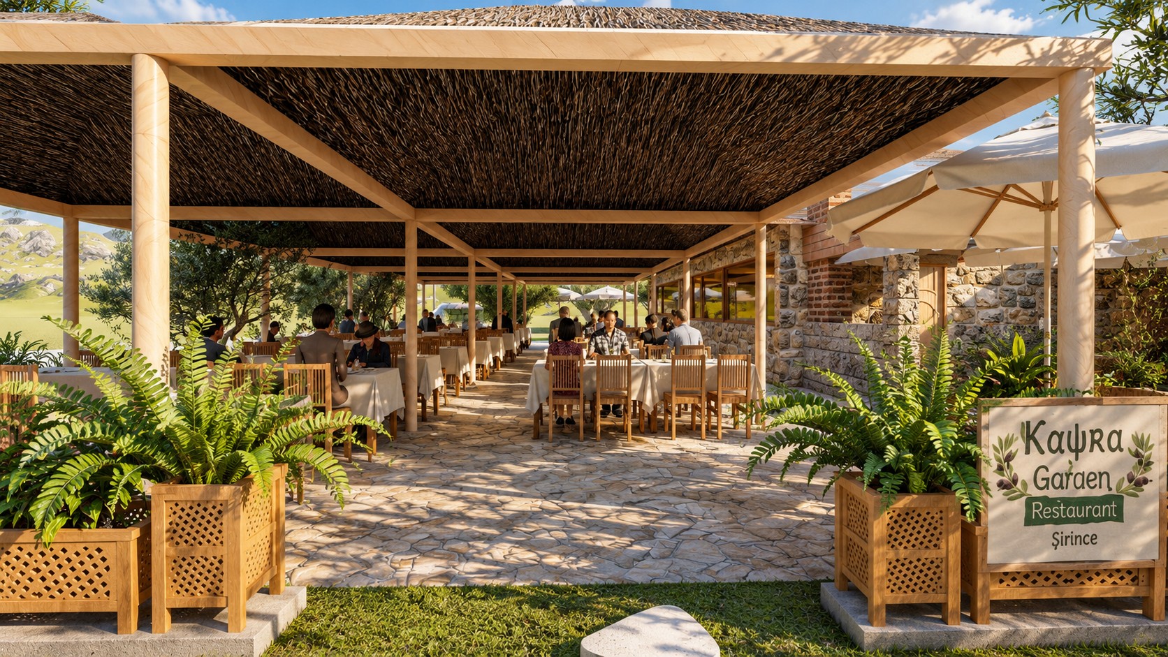Kayra Garden Restaurant — orijinal final render 05